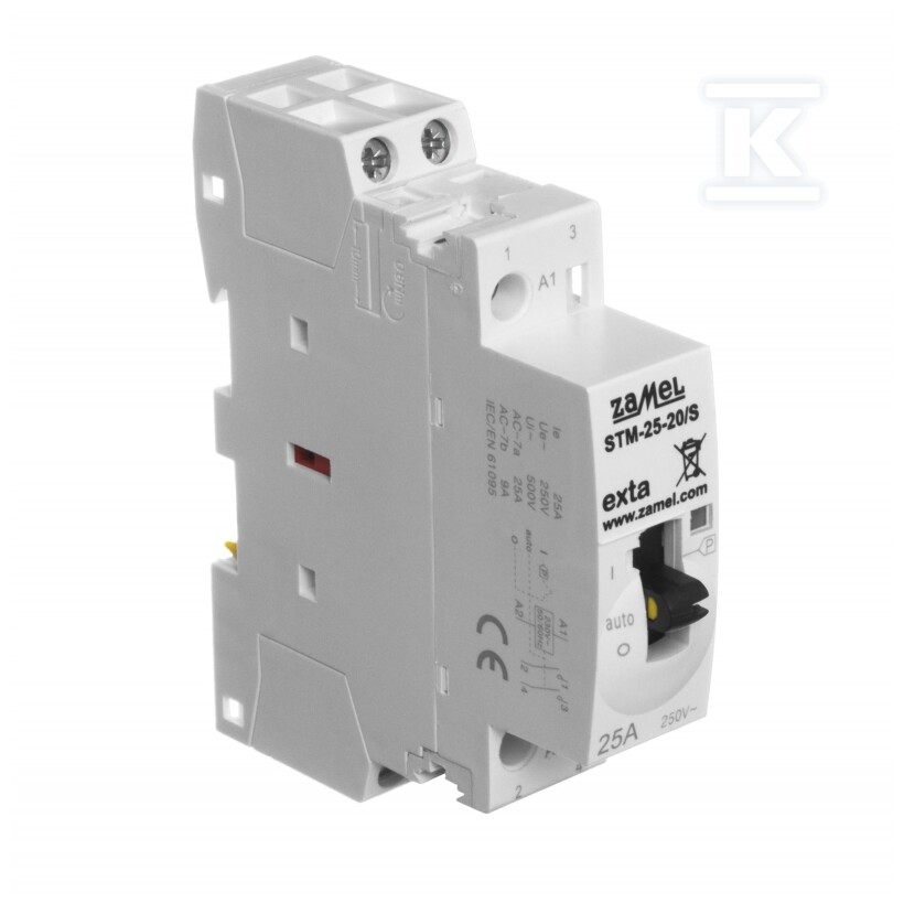 Modular contactor with manual control, - EXT10000287